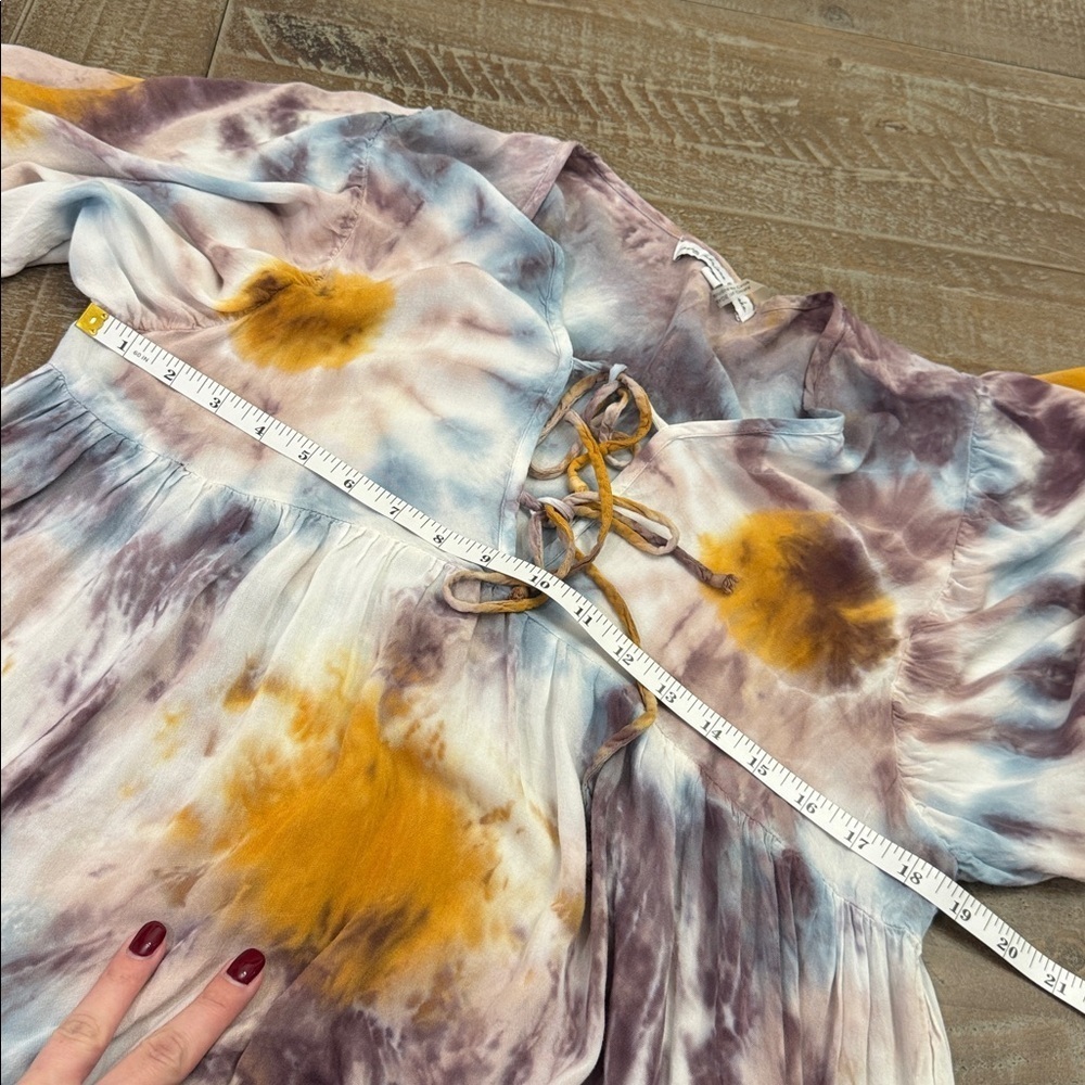 Young Fabulous & Broke Vibrant Tie-Dye Maxi Dress - Picture 11 of 12